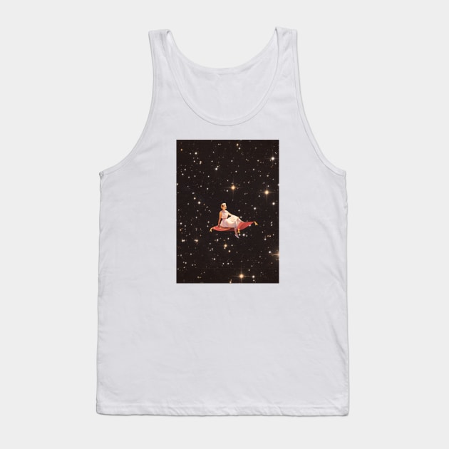 Red Magic Carpet Tank Top by linearcollages